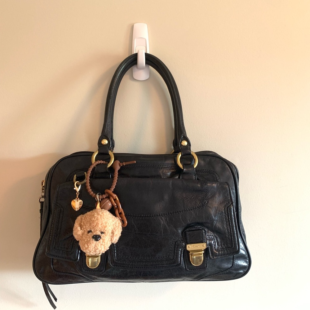 Vintage Coach bowling style bag.